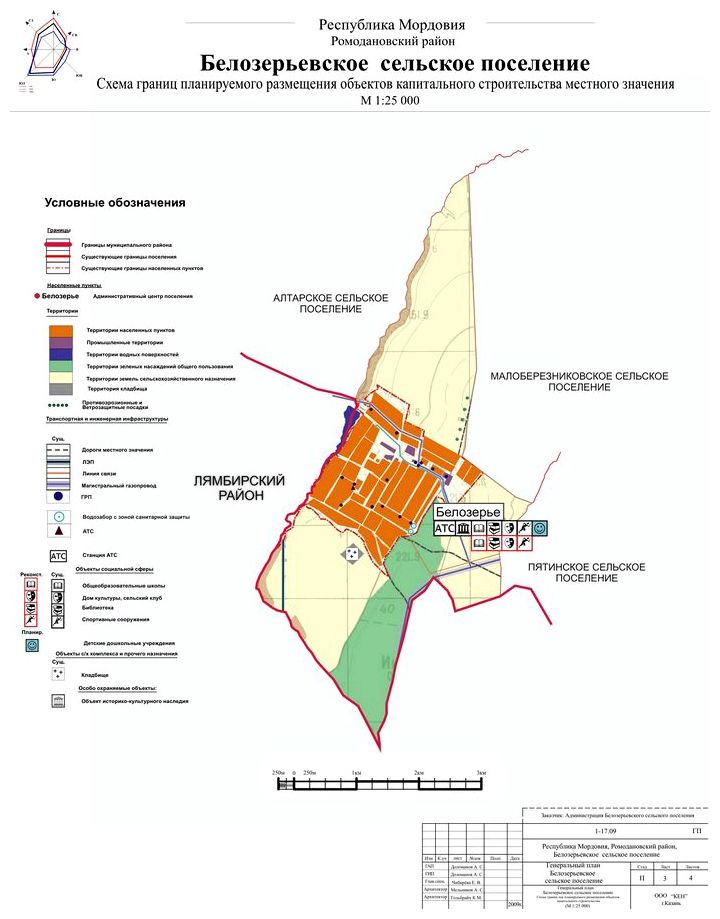 Карта ромодановского района с деревнями и селами